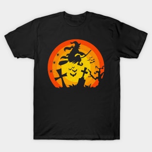 Halloween Witch Scary T-Shirt